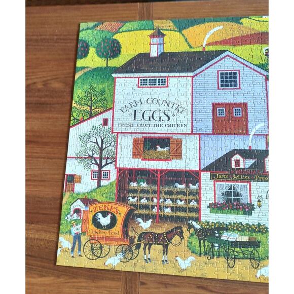CHARLES WYSOCKI 1000 PIECE JIGSAW PUZZLE "Virginia's Nest" with poster - Picture 5 of 9